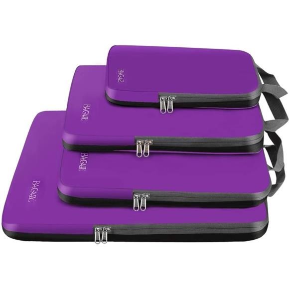 4Pack Compression Packing Cubes Travel Accessories Expandable Packing Organizers - Picture 1 of 6
